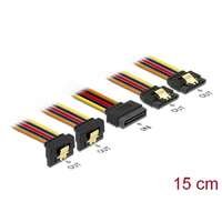 DeLock DeLock 4 x SATA HDD > SATA 15 pin Power Plug 15cm 60150
