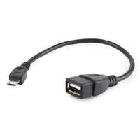 Gembird Gembird USB OTG AF to Micro BM Cable 0,15m Black A-OTG-AFBM-03