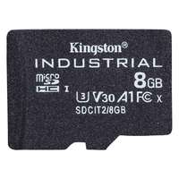 Kingston Kingston 8GB microSDHC Class 10 CL10 U3 V30 A1 Industrial adapter nélkül SDCIT2/8GBSP