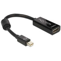 DeLock DeLock Adapter mini Displayport 1.1 male > HDMI female Passive Black 65099