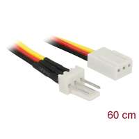 DeLock DeLock Fan Power Cable 3 pin male to 3 pin female 60cm 85752
