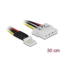 DeLock DeLock Power Floppy 4 pin male > Molex 4 pin female 30cm Cable 85457