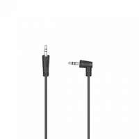 Hama Hama Audio Cable 3.5 mm Jack Plug 90° - 3.5 mm Jack Plug Stereo 0,5m Black 00205285