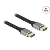 DeLock DeLock Ultra High Speed HDMI Cable 48 Gbps 8K 60 Hz 0.5m Grey Certified 83994