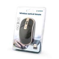 Gembird Gembird MUSW-4B-06-BG Wireless optical mouse Black/Gold