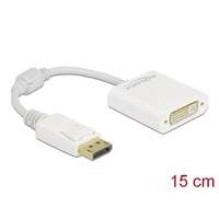 DeLock DeLock DisplayPort 1.1 male > DVI-D(Single Link) (24+5) female Passive Adapter White 61010