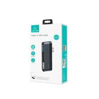 Usams Usams SJ463HUB01 3-port Type-c mini Hub Card Reader Black
