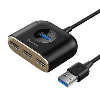 Baseus Baseus 4 port(1x3.0+3x2.0) Square Round 4 in 1 USB Hub Adapter Black CAHUB-AY01
