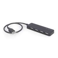 Gembird Gembird UHB-U2P4-06 4-portos USB2.0 HUB Black