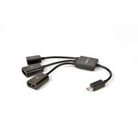Gembird Gembird UHB-OTG-02 OTG 3-portos USB2.0 HUB Black
