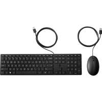 HP HP 320MK Wired Keyboard and Mouse Black HU 9SR36AA#AKC