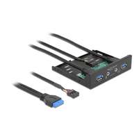 DeLock DeLock 3.5 USB 3.2 Gen 1 első panel 2 x USB A-típusú + HD-Audio 64150