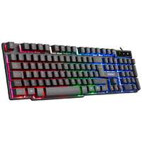 Everest Everest KB-188 Borealis Rainbow RGB Keyboard Black HU 37428