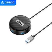 Orico Orico YS5-U3-03-BK-BP 4-portos USB3.0 HUB with SD/TF port Black