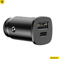 Baseus Baseus Square Car Charger Black CCALL-AS01
