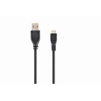 Gembird Gembird CCP-MUSB2-AMBM- micro USB cable 2.0 AM-MBM5P 1m Black CCP-MUSB2-AMBM-1M
