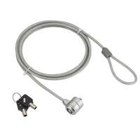 Gembird Gembird LK-K-01 Cable lock for notebooks key lock 1,8m Grey