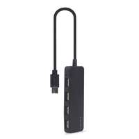Gembird Gembird 4-portos USB2.0 Type-C HUB Black UHB-CM-U2P4-01