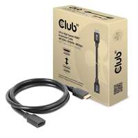 Club3D Club3D Ultra High Speed HDMI Extension Cable 4K120Hz 8K60Hz 48Gbps M/F 1m Black CAC-1322