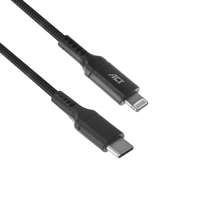 ACT ACT AC3095 USB2.0 charging/data cable C male - Lightning male 1m Black