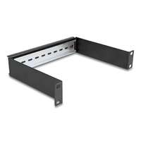 DeLock DeLock 10″ DIN rail Panel 1U Black 66897