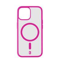 Cellularline Cellularline Pop Mag Back Cover with Magsafe Support for Apple iPhone 15 Plus, Clear/Pink POPMAGIPH15MAXF