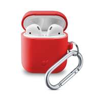 Cellularline Cellularline Protective cover with carabiner Cellularline Bounce for Apple AirPods 1, 2, red BOUNCEAIRPODSR