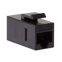 Logilink Logilink Cat.6 Keystone Inline Coupler UTP, 14.5 mm width Black NK4012