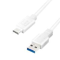 Logilink Logilink USB 3.2 Gen1 Type-C cable, C/M to USB-A/M 0,15m White CU0172