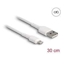 DeLock DeLock USB Charging Cable for iPhone/iPad/iPod 30cm White 87866