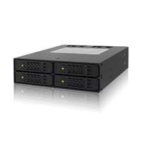 IcyDock IcyDock ToughArmor MB994SP-4SB-1 Rugged Full Metal 4 Bay 2.5" SATA HDD & SSD Backplane Cage for External 5.25" Bay (With Fan Control)