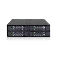 IcyDock IcyDock ToughArmor MB607SP-B Rugged 4 x 2.5" SAS/SATA HDD/SSD Mobile Rack Enclosure for 5.25" Bay (With Fan Control)
