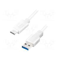 Logilink Logilink USB-A to USB-C male/male cable 1,5m White CU0175