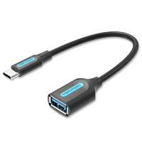 Vention Vention USB 3.1(Gen 1) C Male to A Female OTG Cable 0,15m Black CCVBB