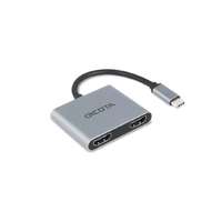 Dicota Dicota USB-C Portable 4-in-1 Mini Docking Station 4K HDMI PD 100W Silver D32063