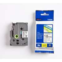 Brother Brother TZE-241CVI laminált P-touch szalag (18mm) Black on White - 8m Bulk TZE241CIV