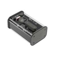 Gembird Gembird Transparent QC3.0 Quick Charging 9000mAh Powerbank Black PB09-TQC3-01