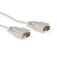 ACT ACT Serial interlink connection cable 9 pin D-sub female to 9 pin D-sub female 1,8m Ivory AK7102