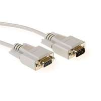 ACT ACT Serial 1:1 connection cable 9 pin D-sub male to 9 pin D-sub female 10m Ivory AK2309