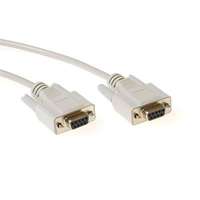 ACT ACT Serial printer cable 9 pin D-sub female to 9 pin D-sub female 1,8m Ivory AK7322