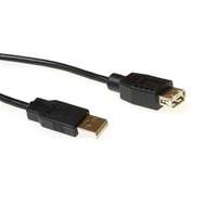 ACT ACT USB 2.0 A male to USB A female 1,8m Black SB2220