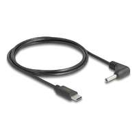DeLock DeLock USB Type-C Power Cable to DC 3.5 x 1.35 mm male angled 1,5m Black 85393