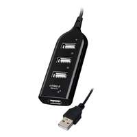 Vakoss Vakoss TC-234UX 4-portos USB2.0 HUB Black