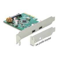 DeLock DeLock PCI Express x4 Card to 2 x external USB 10 Gbps USB Type-C female 90397