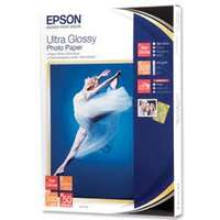 Epson Epson Ultra Glossy 300g 13x18cm 50db Fényes Fotópapír C13S041944