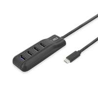 ACT ACT AC6420 4-portos USB3.2 HUB Black