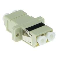 ACT ACT Fiber optic LC duplex adapter multimode OM1/OM2 flange EA1005