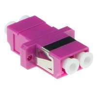 ACT ACT Fiber optic LC-LC duplex adapter multimode OM4 EA9006