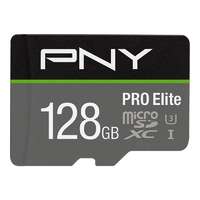 PNY PNY 128GB microSDXC Pro Elite Class 10 U3 V10 + adapterrel P-SDU128V31100PRO-GE