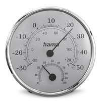 Hama Hama Saipan Thermometer and Hygrometer Időjárás Állomás Silver/Grey 00222236
